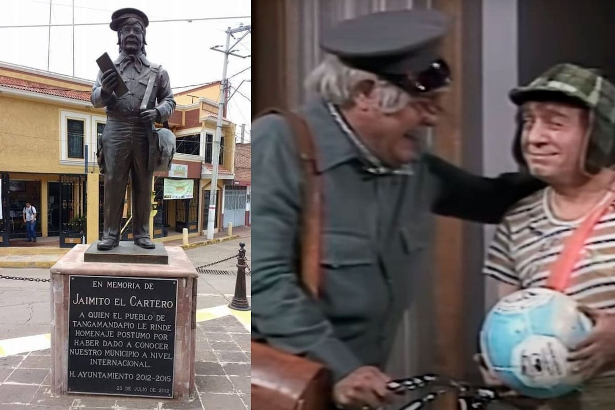 Santiago de Tangamandapio es un pueblo real que se ubica en el estado mexicano de Michoacán, donde hay una estatua de Jaimito El Cartero.