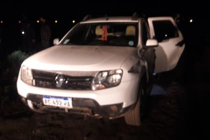 La camioneta estaba ploteada con distintivos de la fundación que dirige Margarita Barrientos