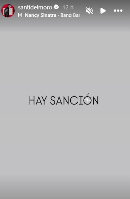Santiago del Moro anticipó una sanción que recayó en Chiara Mancuso