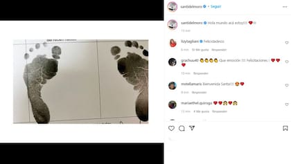 Santiago del Moro confirmó que fue papá por tercera vez (Foto: Captura Instagram/@santidelmoro)
