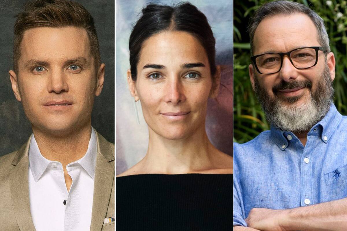 Santiago del Moro; Juana Viale y Gerardo Rozin