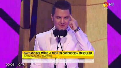 Santiago del Moro, mejor labor en conducción masculina