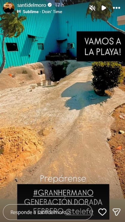 Santiago del Moro mostró los avances de la nueva casa de Gran Hermano