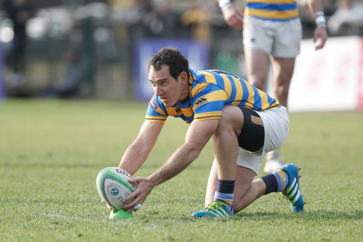 Santiago Fernández, un francotirador; sus cinco envíos a los palos le dieron a Hindú una nueva victoria en su cancha sobre CUBA, el campeón vigente del Top 13 de la URBA.