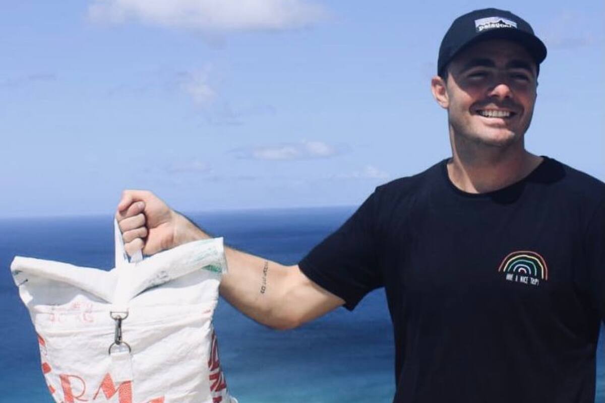 Santiago Harriague, de 29 años, ingeniero agrónomo fundador de Kaiapuni