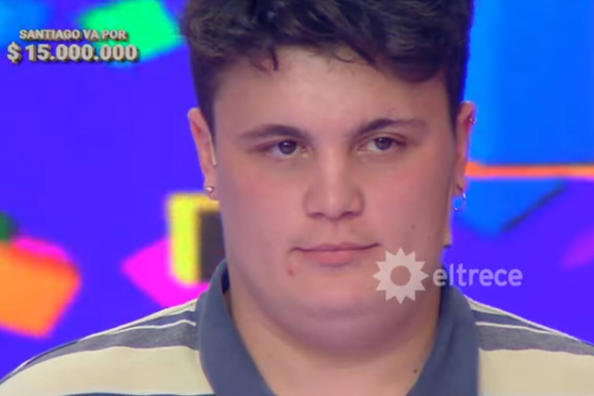 Santiago hizo historia en Los 8 escalones: batió su propio récord, ganó 15 millones y va por 18 millones (Foto: Captura eltrece)