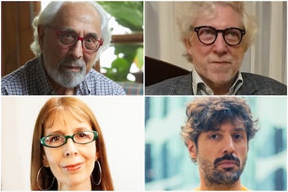 Santiago Kovadloff, Marcelo Gioffré, Roxana Kreimer y Lucas Soares