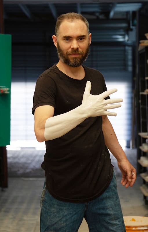 Santiago Lena, un artista de la cerámica.