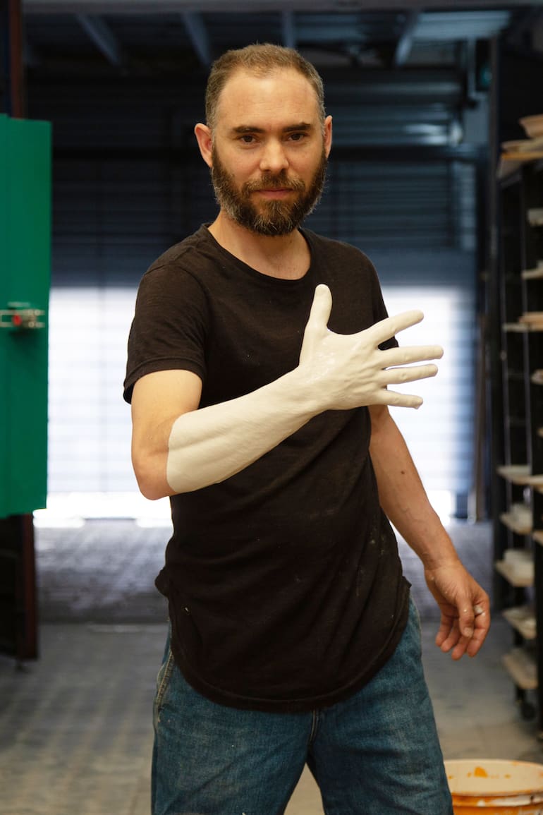 Santiago Lena, un artista de la cerámica.