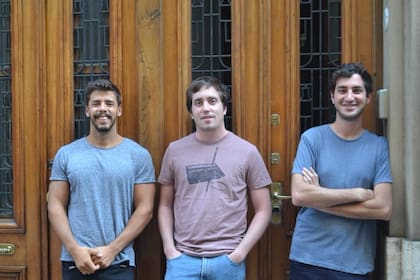 Santiago López Silveyra, Federico Broggi y Santiago Guglielmetti, creadores de Winim