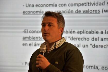 Santiago Lorenzatti en la jornada