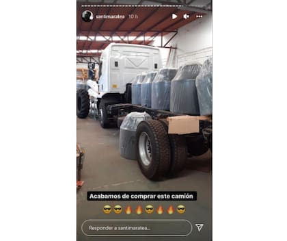 Santiago Maratea compró el primer camión para Corrientes
