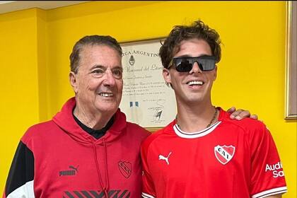 Santiago Maratea en Independiente con Miguel Ángel Santoro