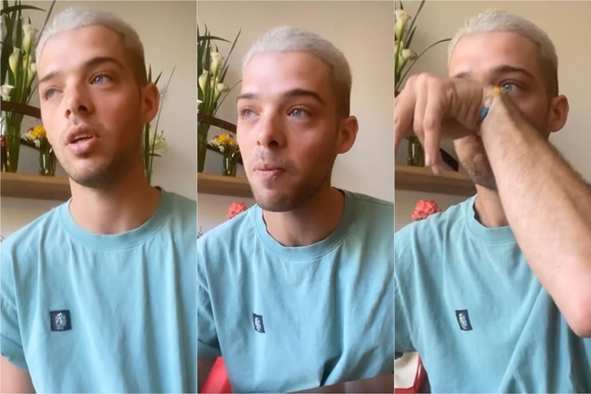 Santiago Maratea no pudo evitar llorar por la noticia (Foto: Captura Instagram/@santimaratea)