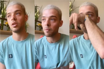 Santiago Maratea no pudo evitar llorar por la noticia (Foto: Captura Instagram/@santimaratea)