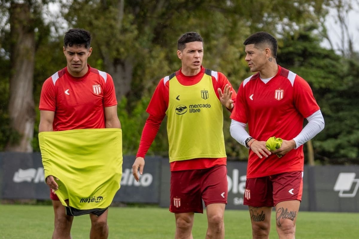 Santiago Núñez, Guido Carrillo y Marcos Rojo, listos para buscar con Estudiantes el pase a la final en el Maracaná