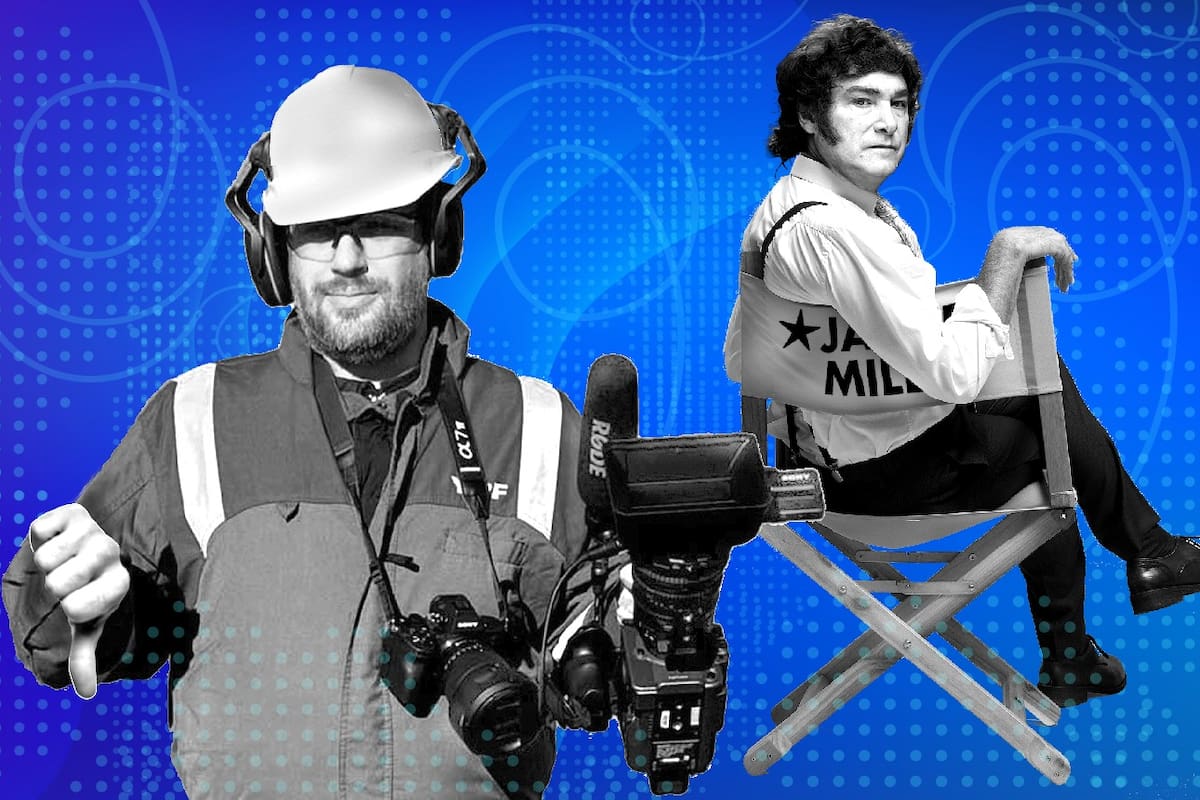 Santiago Oría y Javier Milei