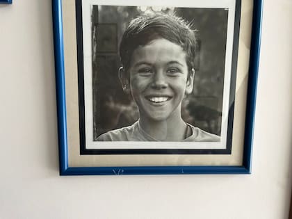 Santiago Peña de niño