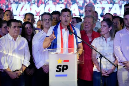 Santiago Peña ganó las elecciones generales en Asunción, Paraguay, el domingo 30 de abril de 2023