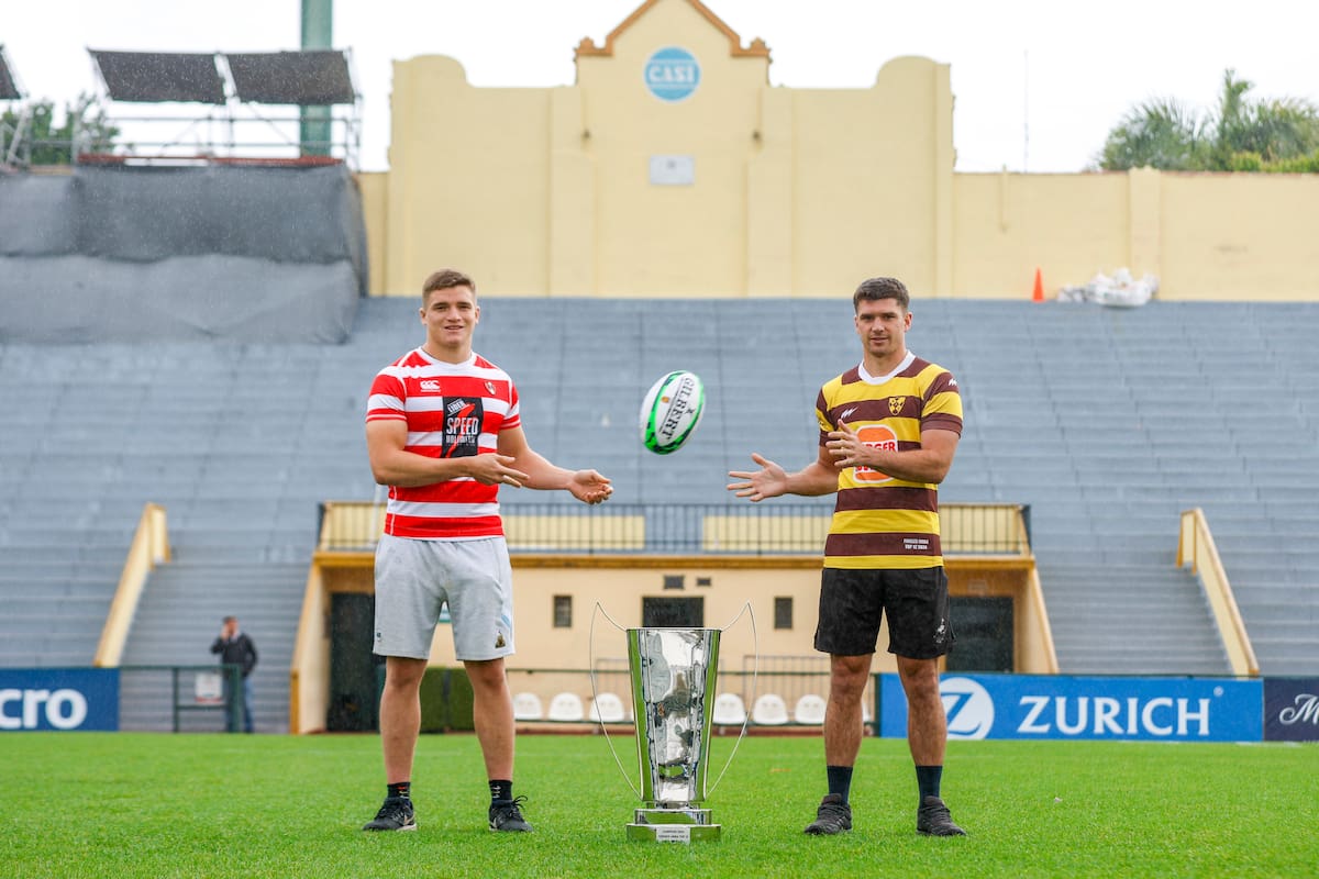 Santiago Pernas, e Alumni, e Ignacio Díaz, de Belgrano, juegan en la cancha del CASI, donde este sábado protagonizarán la final del Top 12 de URBA.