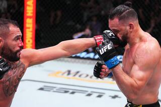 Ponzinibbio dejó el octágono tras escuchar el falló de su pelea y les mandó un mensaje a los árbitros