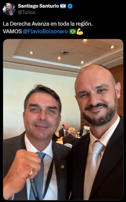 Santiago Santurio respaldó a Bolsonaro