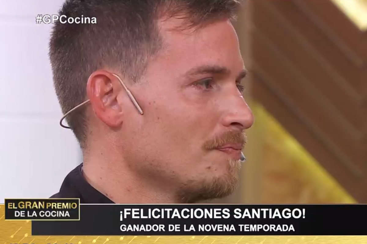 Santiago se consagró ayer bicampeón del reality culinario en medio de lágrimas y gritos