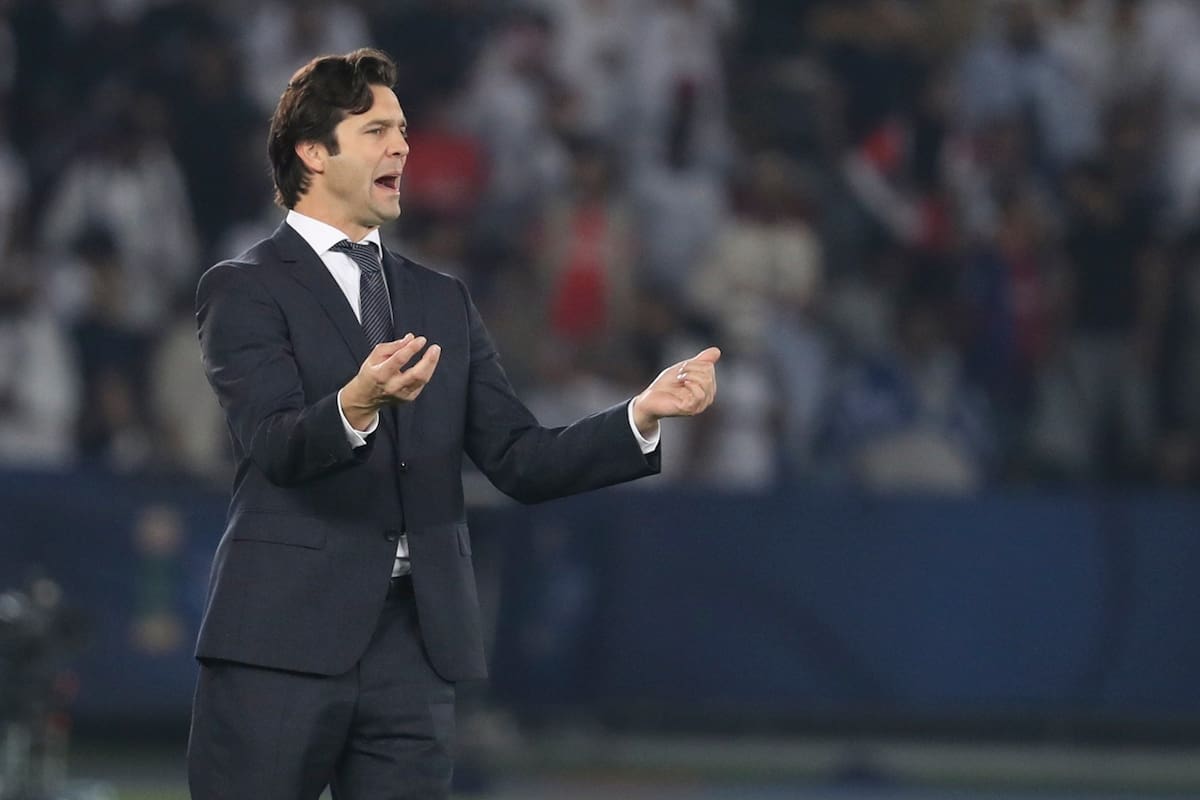 Santiago Solari, entrenador de Real Madrid