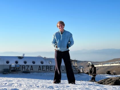 Santiago Vaca Narvaja, durante la filmación de la película en España.