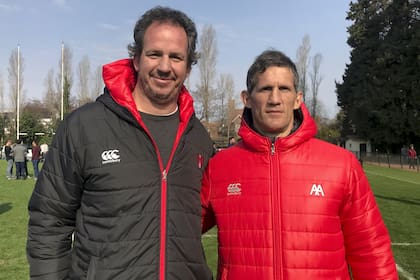 Santiago Van Der Gothe y Nahuel Neyra. Ayer piezas clave como jugadores, este año son las cabezas que guían al plantel.