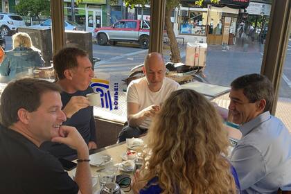 Santilli, Larreta y Quirós desayunaron en San Fernando