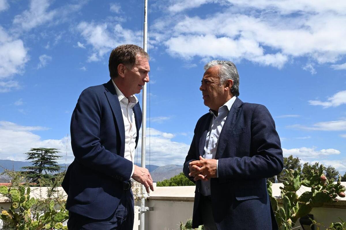 Santilli visitó al gobernador Cornejo este jueves en Mendoza