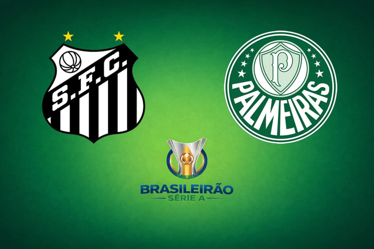 Santos empató 0-0 con Palmeiras, por el Brasileirao Serie A 2026