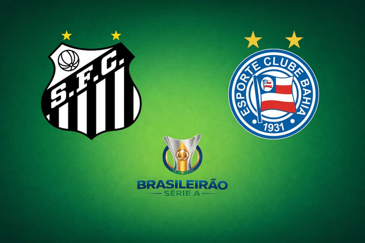 Santos empató 1-1 con Bahia, por el Brasileirao Serie A 2026