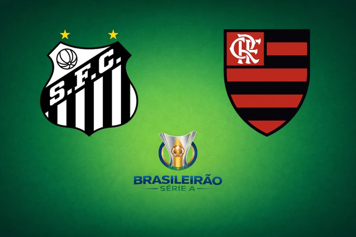 Santos empató 2-2 con Flamengo, por el Brasileirao Serie A 2026
