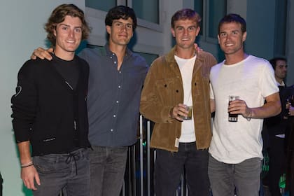Santos Merlos, Javier Guerrero, Félix Esain y Gonzalo Ferrari