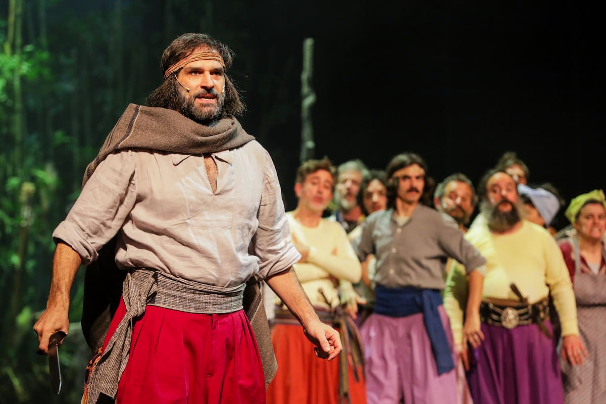 Santos Vega, en el Teatro Nacional Cervantes