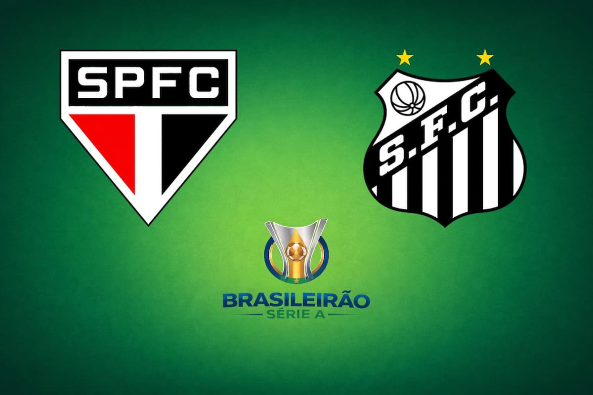 Santos venció 2-1 a São Paulo, por el Brasileirao Serie A 2026
