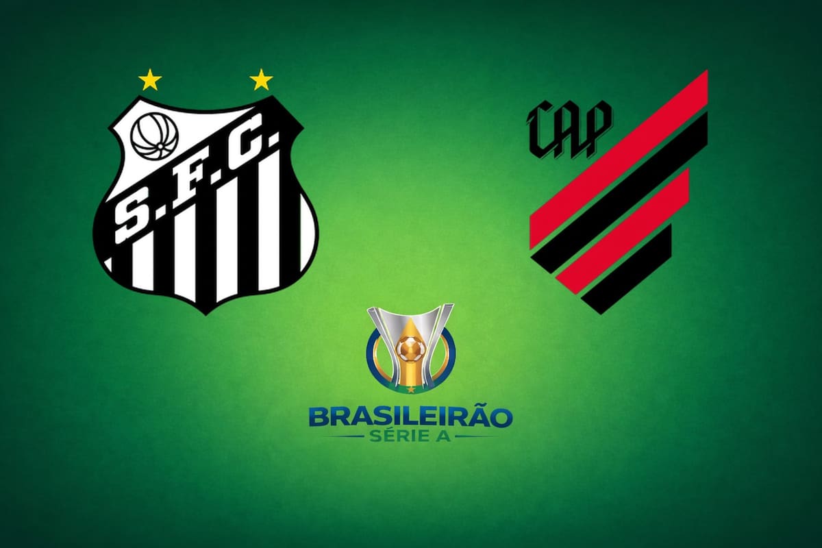 Santos vs. Athletico Paranaense por el Brasileirao Serie A 2026: día, hora y cómo seguir online