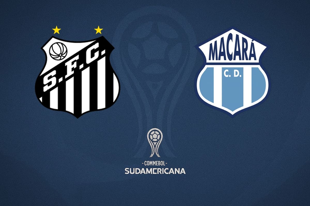 Santos y Macará disputaron uno de los encuentros de la jornada internacional sudamericana