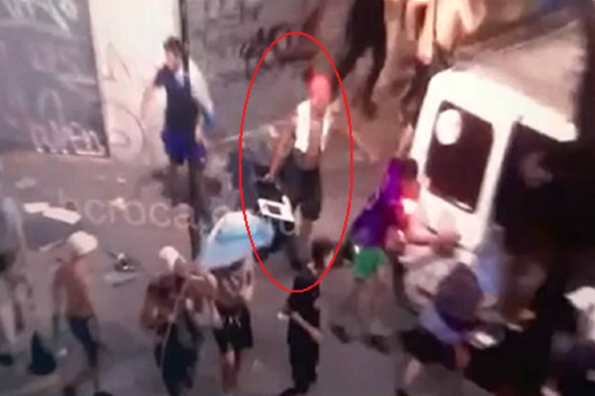 Saqueos a la sucursal de un banco en plenos festejos por Argentina campeón