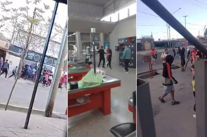 Saqueos en Mendoza