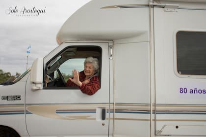 Sara está viajando hace dos meses por Latinoamérica en motorhome