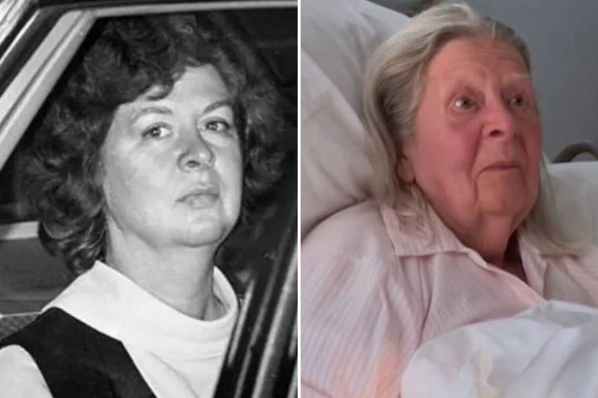 Sara Jane Moore, la mujer que intentó asesinar al presidente estadounidense Gerald Ford en 1975 (izquierda), cumplió 30 años de prisión y continúa viva y lúcida en la actualidad (derecha), aunque nunca pudo definir bien por qué quiso convertirse en una magnicida