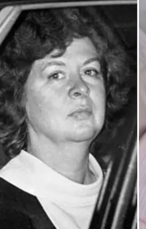 Sara Jane Moore, la mujer que intentó asesinar al presidente estadounidense Gerald Ford en 1975 (izquierda), cumplió 30 años de prisión y continúa viva y lúcida en la actualidad (derecha), aunque nunca pudo definir bien por qué quiso convertirse en una magnicida