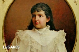 Sara Llerena Correas, el cuadro que es "portal" de apariciones en el museo Genaro Pérez.