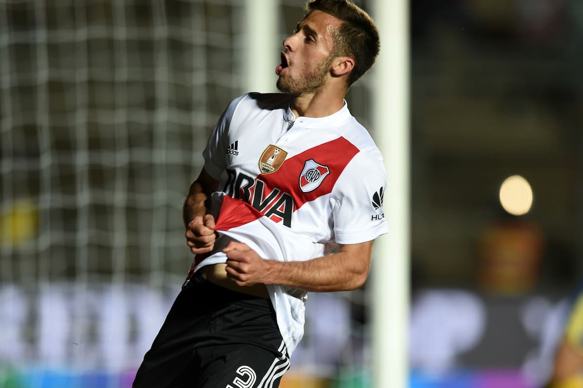 Saracchi marcó solo un gol en River: hizo el primero en el 4-1 sobre Atlanta en la última Copa Argentina