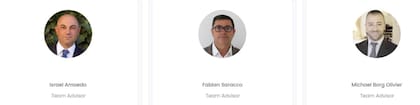 Saracco y su socio español Amoedo