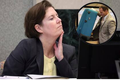 Sarah Boone escucha la selección del jurado durante su juicio, el 17 de octubre en Orlando, Florida