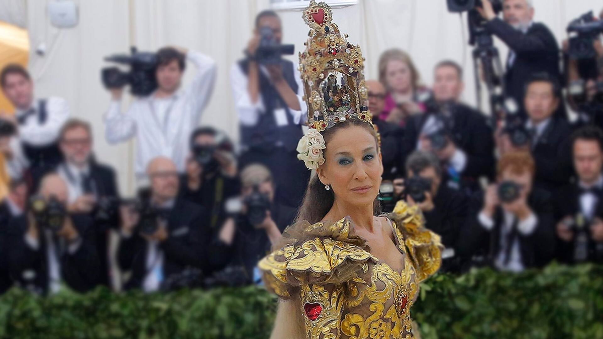 Sarah Jessica Parker, anoche, en la gala del MET